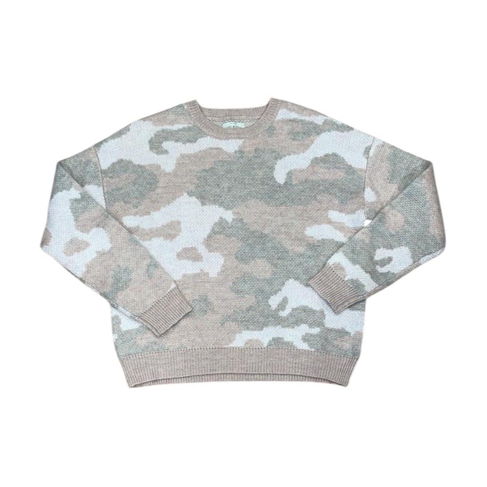 Lucky brand pink camo sweater